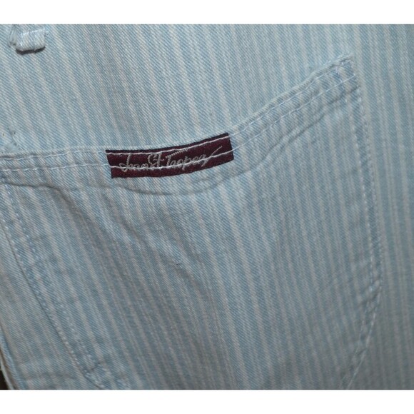 Vintage Overalls Bibbs 1970s San St. Tropez Stripes - Picture 9 of 9